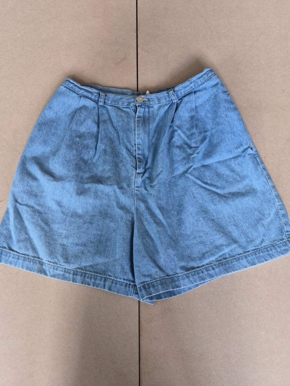 Vintage Carol Anderson Collection Women’s 14 Denim Shorts High Rise Pleated 90s